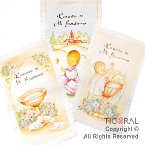 ESTAMPA BAUTISMO C/STAMPING Y RELIEVE TR x 50